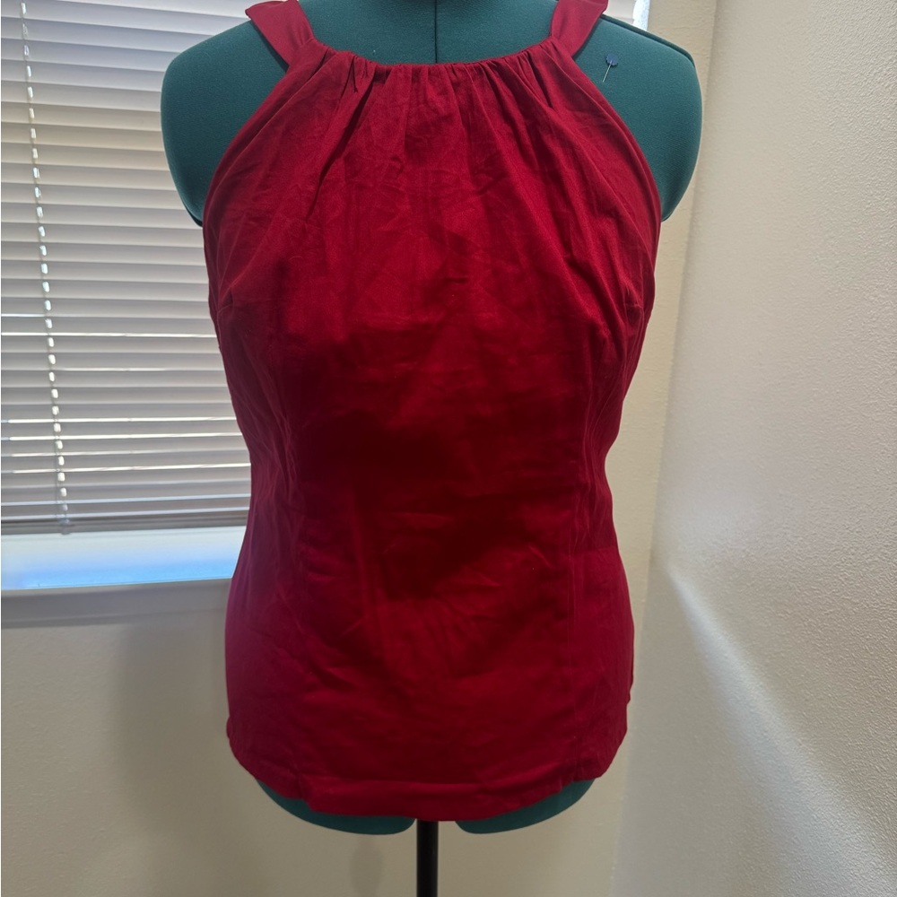 Pinup Couture Bold Red Harley Top